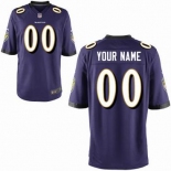 Nike nfl jerseys Baltimore Ravens Customized Game purple Jersey