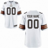 Nike nfl jerseys Cleveland Browns Customized Game White Jersey