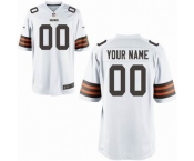 Nike nfl jerseys Cleveland Browns Customized Game White Jersey