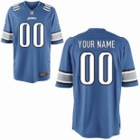 Nike nfl jerseys Detroit Lions Customized Game blue Jersey