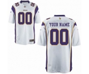 Nike nfl jerseys Minnesota Vikings Customized Game White Jersey