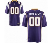 Nike nfl jerseys Minnesota Vikings Customized Game purple Jersey