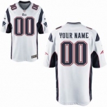 Nike nfl jerseys New England Patriots Customized Game White Jersey