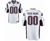 Nike nfl jerseys New England Patriots Customized Game White Jersey