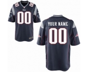 Nike nfl jerseys New England Patriots Customized Game blue Jersey