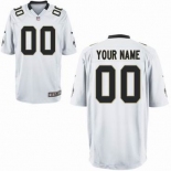 Nike nfl jerseys New Orleans Saints Customized Game White Jersey