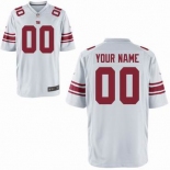 Nike nfl jerseys New York Giants Customized Game White Jersey