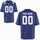 Nike nfl jerseys New York Giants Customized Game blue Jersey