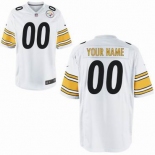 Nike nfl jerseys Pittsburgh Steelers Customized Game White Jersey