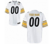 Nike nfl jerseys Pittsburgh Steelers Customized Game White Jersey