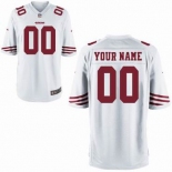 Nike nfl jerseys San Francisco 49ers Customized Game White Jersey