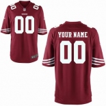 Nike nfl jerseys San Francisco 49ers Customized Game red Jersey