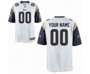 Nike nfl jerseys St. Louis Rams Customized Game White Jersey