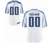 Nike nfl jerseys Tennessee Titans Customized Game White Jersey