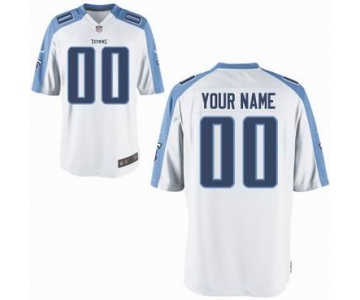 Nike nfl jerseys Tennessee Titans Customized Game White Jersey