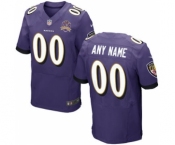 Men Nike Nfl Jerseys Baltimore Ravens Customized Elite Purple Jersey