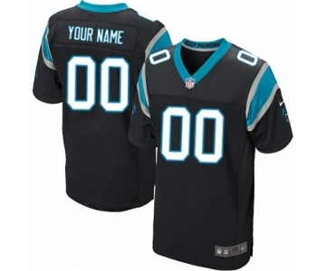 Men Nike Nfl Jerseys Carolina Panthers Customized Elite Black Jersey