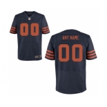 Men Nike Nfl Jerseys Chicago Bears Customized Elite Alternate Blue Jersey