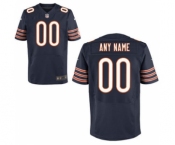 Men Nike Nfl Jerseys Chicago Bears Customized Elite Blue Jersey