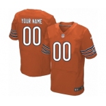 Men Nike Nfl Jerseys Chicago Bears Customized Elite Orange Jersey