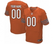 Men Nike Nfl Jerseys Chicago Bears Customized Elite Orange Jersey