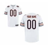 Men Nike Nfl Jerseys Chicago Bears Customized Elite White Jersey