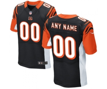 Men Nike Nfl Jerseys Cincinnati Bengals Customized Elite Black Jersey