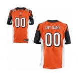 Men Nike Nfl Jerseys Cincinnati Bengals Customized Elite Orange Jersey