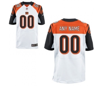 Men Nike Nfl Jerseys Cincinnati Bengals Customized Elite White Jersey