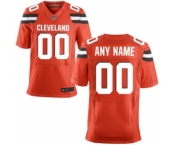 Men Nike Nfl Jerseys Cleveland Browns Customized Elite Orange Jersey