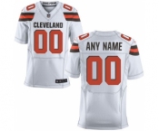 Men Nike Nfl Jerseys Cleveland Browns Customized Elite White Jersey