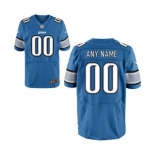 Men Nike Nfl Jerseys Detroit Lions Customized Elite Blue Jersey