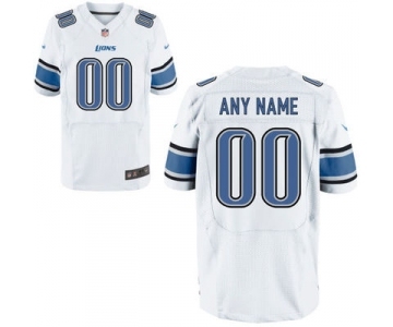 Men Nike Nfl Jerseys Detroit Lions Customized Elite White Jersey