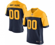 Men Nike Nfl Jerseys Green Bay Packers Customized Elite Blue Jersey