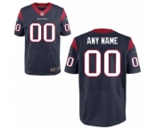 Men Nike Nfl Jerseys Houston Texans Customized Elite Blue Jersey