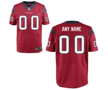 Men Nike Nfl Jerseys Houston Texans Customized Elite Red Jersey