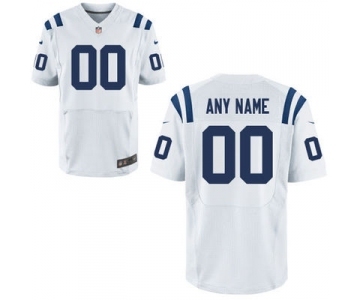 Men Nike Nfl Jerseys Indianapolis Colts Customized Elite White Jersey