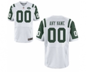 Men Nike Nfl Jerseys New York Jets Customized Elite White Jersey