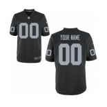 Men Nike Nfl Jerseys Oakland Raiders Customized Elite Black Jersey