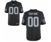 Men Nike Nfl Jerseys Oakland Raiders Customized Elite Black Jersey