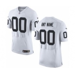 Men Nike Nfl Jerseys Oakland Raiders Customized Elite White Jersey