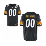 Men Nike Nfl Jerseys Pittsburgh Steelers Customized Elite Black Jersey