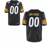 Men Nike Nfl Jerseys Pittsburgh Steelers Customized Elite Black Jersey