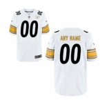 Men Nike Nfl Jerseys Pittsburgh Steelers Customized Elite White Jersey