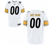 Men Nike Nfl Jerseys Pittsburgh Steelers Customized Elite White Jersey