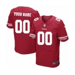 Men Nike Nfl Jerseys San Francisco 49ers Customized Elite Red Jersey