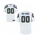 Men Nike Nfl Jerseys Seattle Seahawks Customized Elite White Jersey