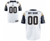 Men Nike Nfl Jerseys St. Louis Rams Customized Elite White Jersey