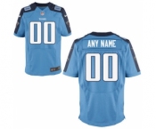 Men Nike Nfl Jerseys Tennessee Titans Customized Elite Lt.Blue Jersey