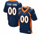 Men Nike nfl Jerseys Denver Broncos Customized Elite Blue Jersey